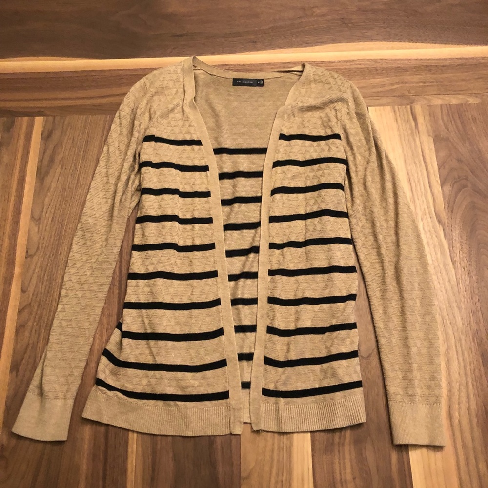 The Limited Tan/Black Cardigan